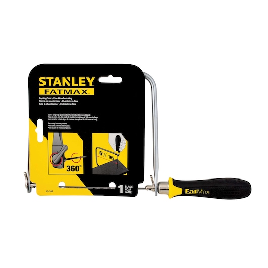 6 and 3 quarter inch fat max coping saw in carded packaging.