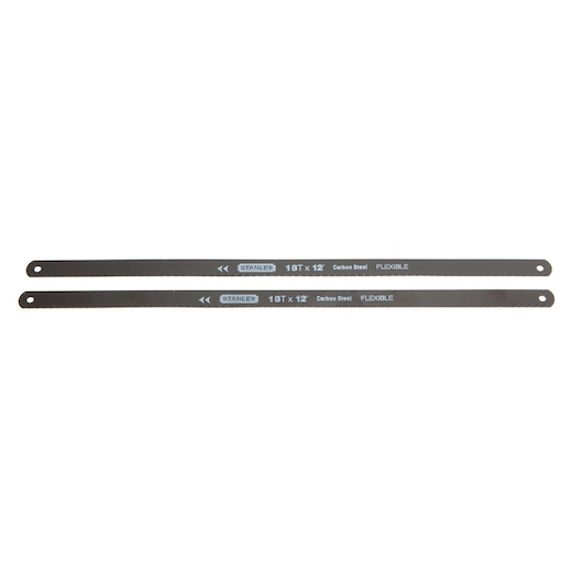 2 pack 12 inch by 18 t p i hacksaw blades.