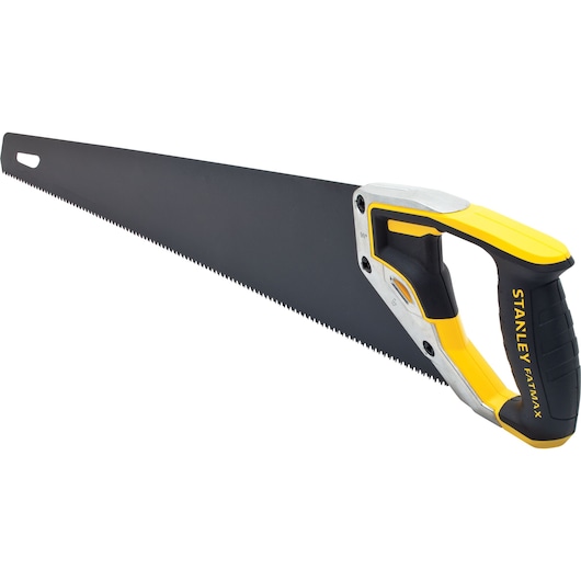 Profile of 20 inch fatmax tri material hand saw.