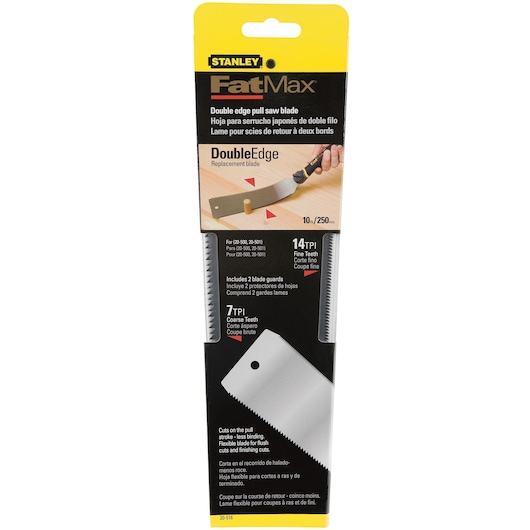 S T saw pull 2 edges in packaging.