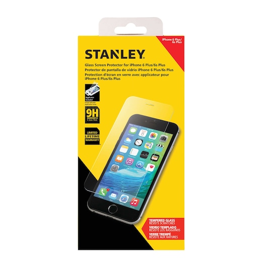 Glass screen protector for i phone 6 or 6 S in packaging.