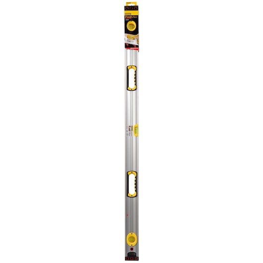 48 inch magnetic level in cardboard packaging.