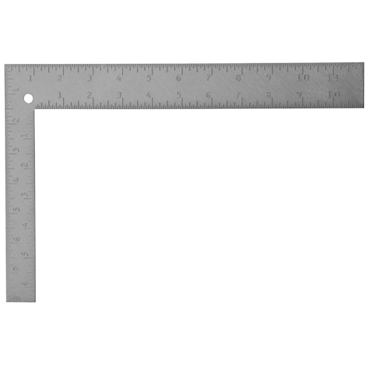 12 inch english steel square.