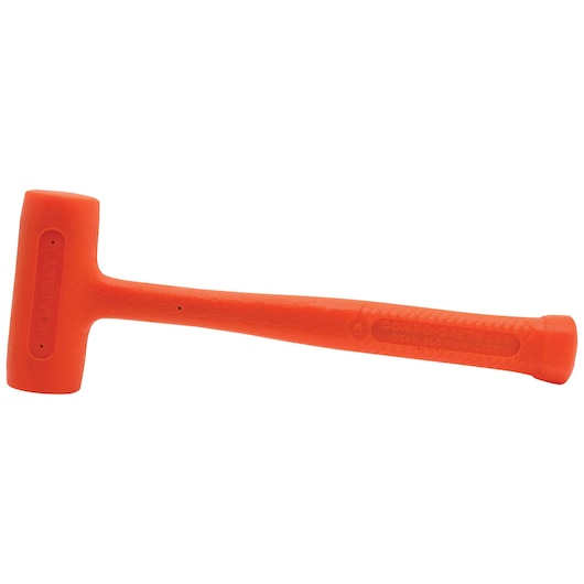 14 ounce compo cast slimline head soft face hammer.