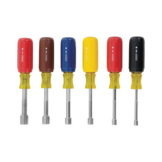 6 piece nut driver set.