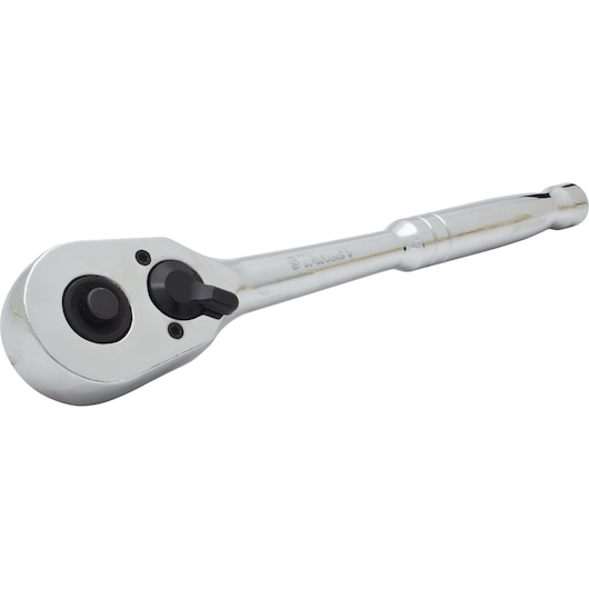 Profile of Half inch Drive Pear Head Quick Release Ratchet.