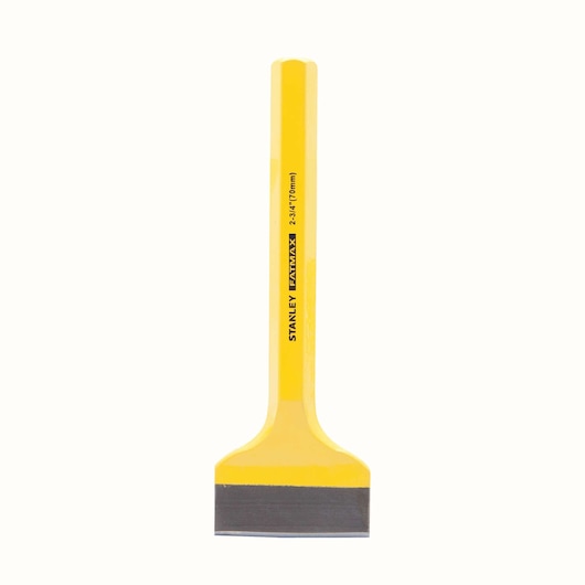 2 and three quarters inch fatmax masons chisel.