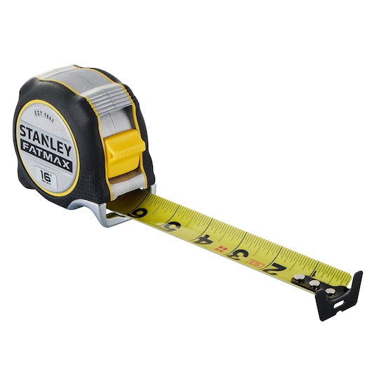 Stanley 16' Tape Measure FMHT38316S  / Sample Measuring Tape Shell ST FATMAX PREMIUM 16 FT+A2:D2 beauty image view1     