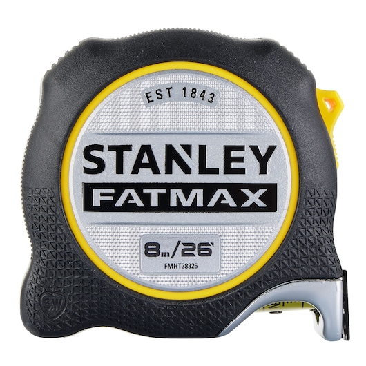 Stanley (8m) 26' Tape Measure FMHT38326S  / Sample Measuring Tape Shell ST FATMAX PREMIUM (8m) 26 FT beauty image view2  