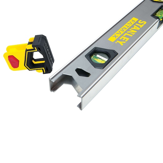 Closer profile of 24 inch fatmax premium box beam with hook.