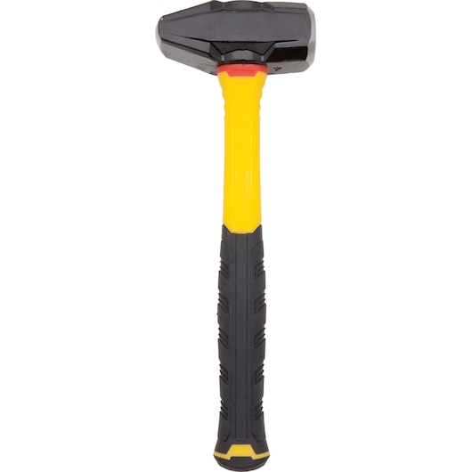 Profile of 4 pound anti vibe blacksmith sledge hammer .