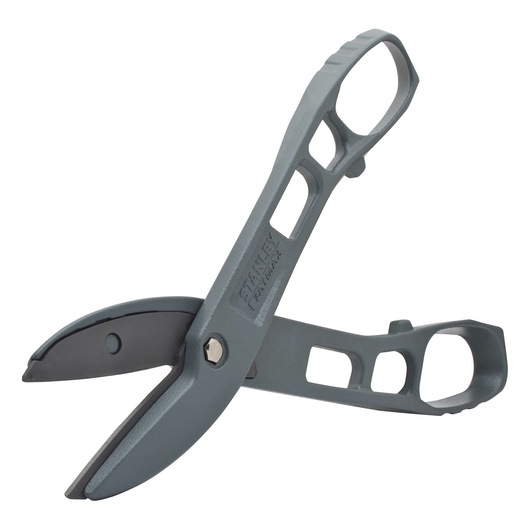 Right profile of 14 inch fatmax lightweight aluminum snips.
