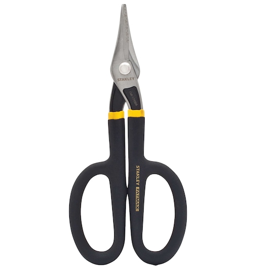 Profile of 10 inch fatmax duckbill tin snips.