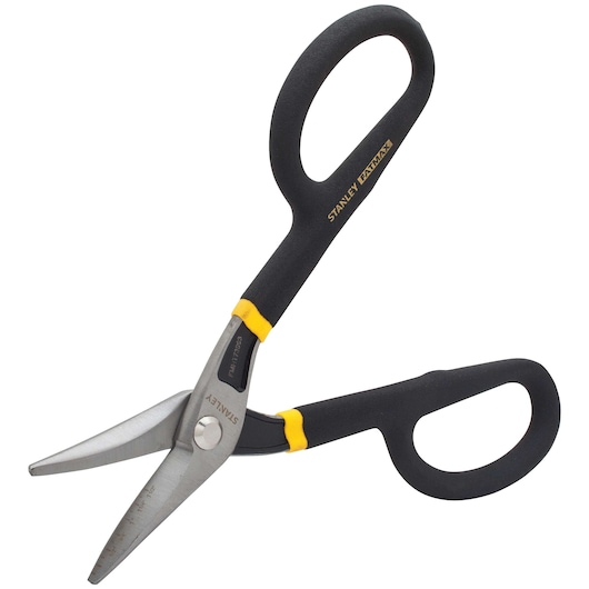 Profile of 10 inch fatmax duckbill tin snips.