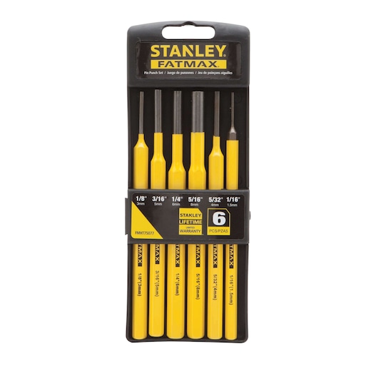 6 piece fatmax punch set in packaging.