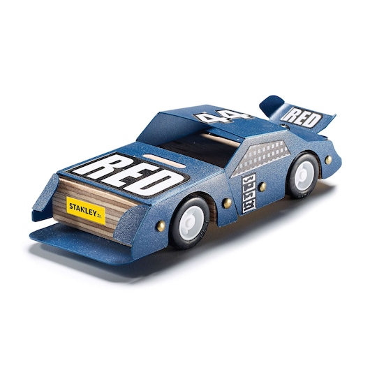 Left profile of sprint racer.