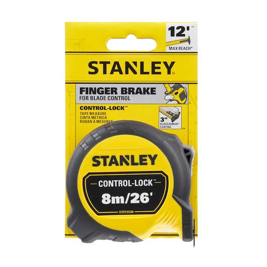 STANLEY Control lock tape measure