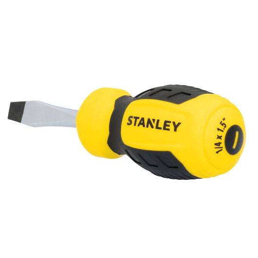 Stanley screwdrivers STHT60800 SL 1/4'' x 1.5‘’ 3/4 away view.