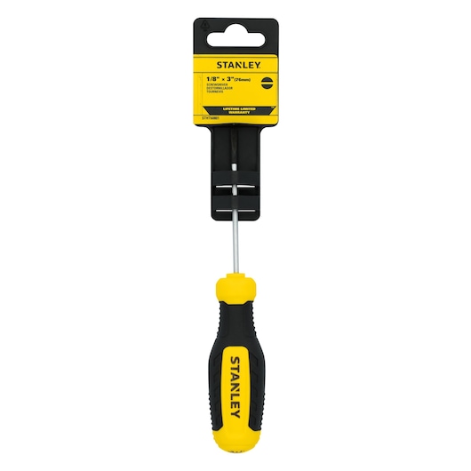 Stanley screwdrivers STHT60801 SL 1/8'' x 3‘’ in packaging.