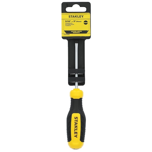 Stanley screwdrivers STHT60802 SL 3/16 x 3‘’ in packaging.