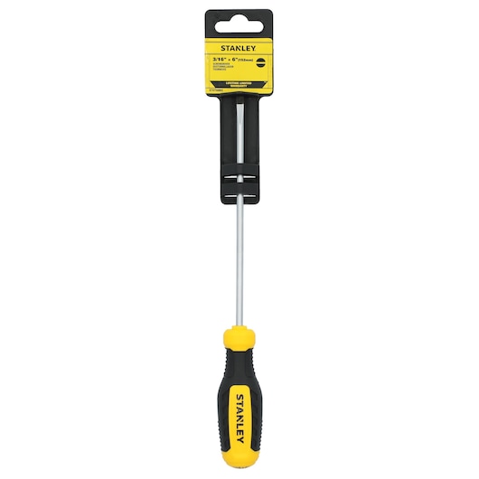 Stanley screwdrivers STHT60803 SL 3/16'' x 6‘’ in packaging.