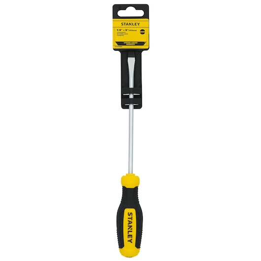Stanley screwdrivers STHT60805 SL 1/4'' x 6‘’ in packaging.