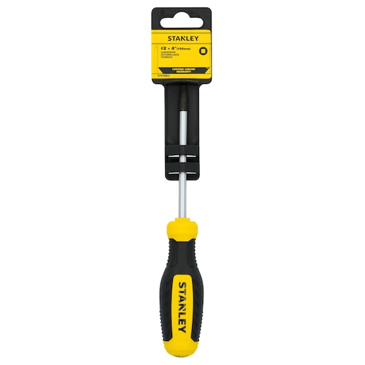 Stanley screwdrivers STHT60812 SQ2 x 4" in packaging.