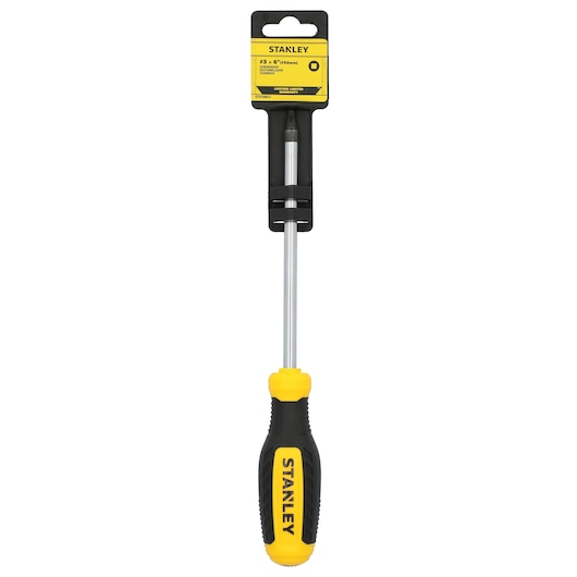 Stanley screwdrivers STHT60813 SQ3 x 6" in packaging.