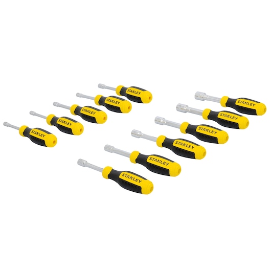 STANLEY 11 pc SAE Nut Driver Set