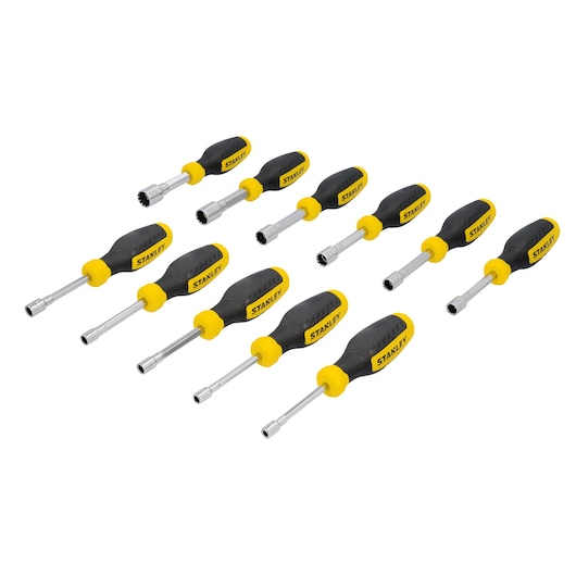 STANLEY 11 pc SAE Nut Driver Set