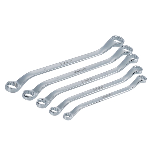 5 pc Metric Offset Box Wrench Set