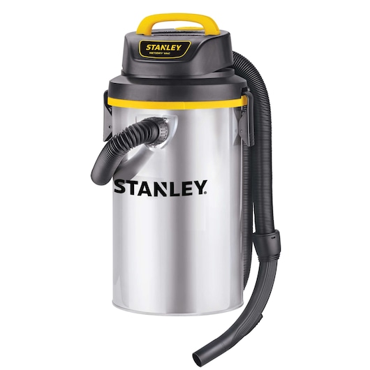 5 GALLON 4 PEAK HORSEPOWER PORTABLE STAINLESS STEEL WET and DRY VACUUM.