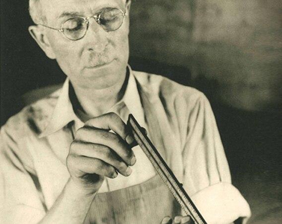 Former employeer manufacturing an STANLEY boxwood rule in the year 1854